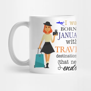 January Birth Month Mug